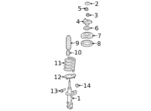 Suspension Components for 2012 Hyundai Elantra #4