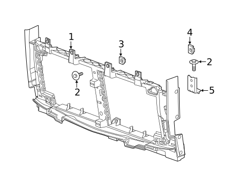 Front Panels for 2022 Chevrolet Silverado 1500 LTD #1