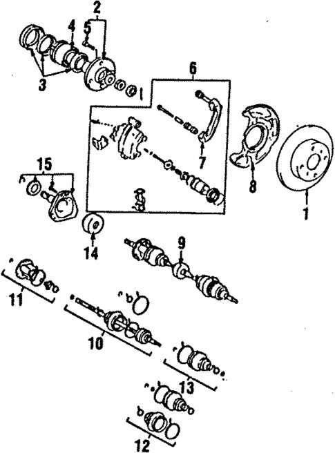 Rear Brakes for 1986 Toyota MR2 #0