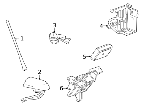 Communication System Components for 2024 Chevrolet Trailblazer #0
