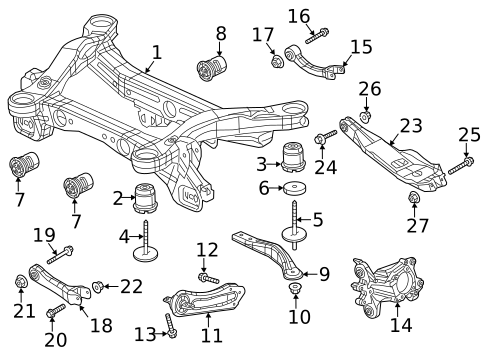 Rear Suspension for 2015 Jeep Cherokee #2