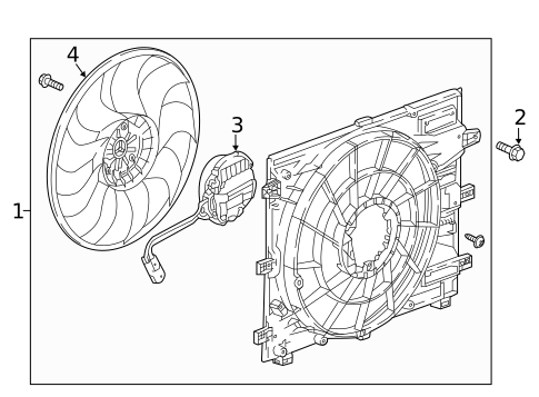 Cooling Fan for 2019 GMC Terrain #0