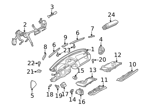 Switches for 2003 Mercedes-Benz CL55 AMG #1