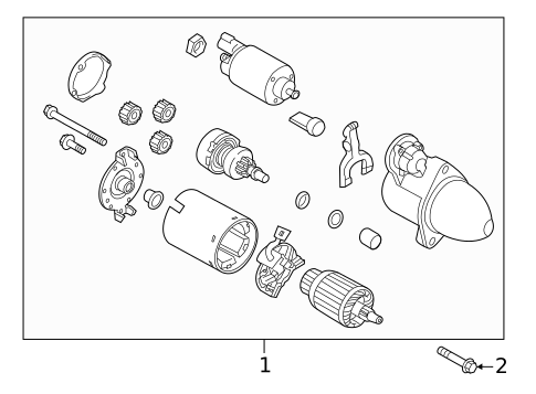 Starter for 2016 Kia Sportage #1