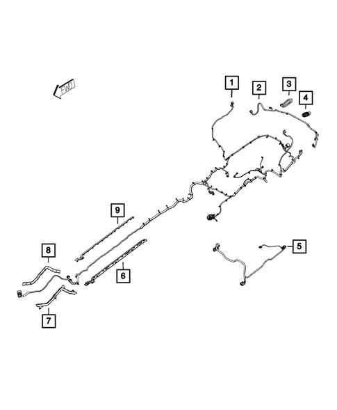 Wiring-Body and Accessories for 2015 Dodge Durango #2