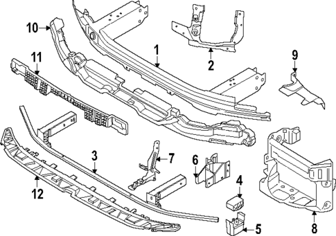 Bumper & Components - Front for 2025 BMW M5 #1