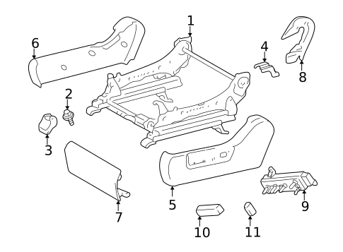 Tracks & Components for 2003 Lexus RX300 #0