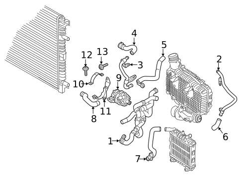Hoses & Lines for 2020 Audi S6 #1