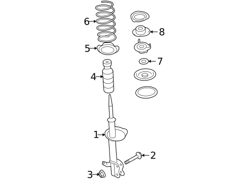 Struts & Components for 2011 Nissan Altima #1