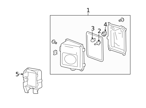 Lighting - Exterior for 2008 Cadillac SRX #0