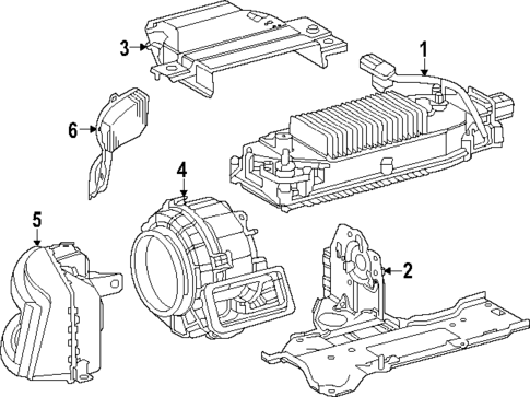 Electrical Components for 2024 Lexus RX350h #1