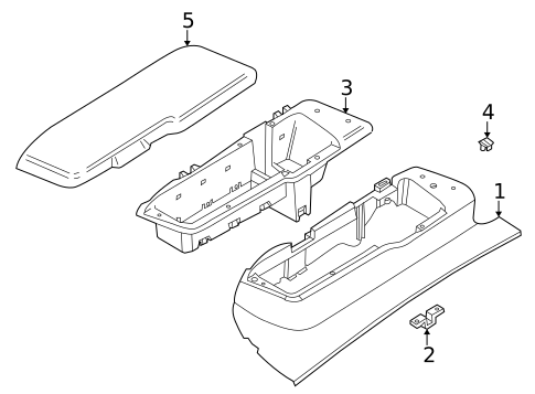 Interior Trim - Rear Body for 1998 Volvo V70 #2