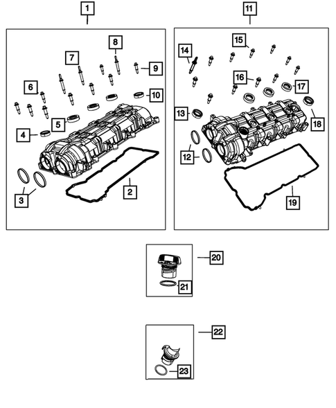 Cylinder Head for 2022 Jeep Gladiator #1