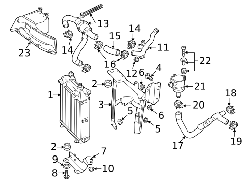 Radiator & Components for 2014 Audi RS5 #0