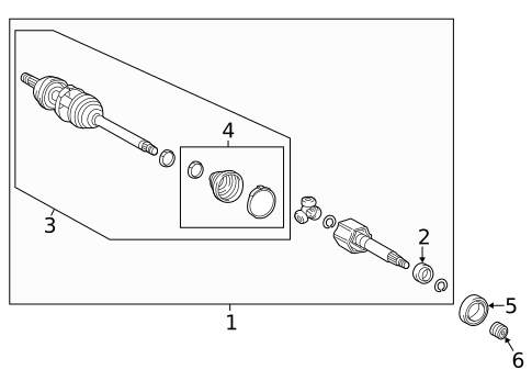 Drive Axles for 2022 Lexus RX350 #0