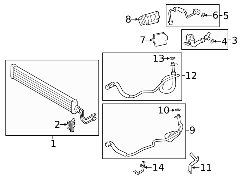Trans Oil Cooler for 2013 BMW 535i xDrive #0
