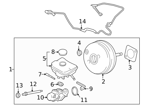 Master Cylinder - Components On Dash Panel for 2021 Porsche Macan #0