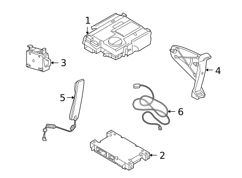 Communication System Components for 2010 Volvo V70 #0