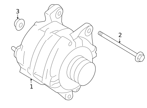 Alternator for 2020 Nissan Frontier #1