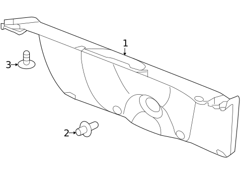 Interior Trim - Trunk for 2011 Honda Civic #1