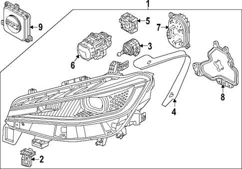 Headlamp Components for 2022 Volkswagen ID.4 #0