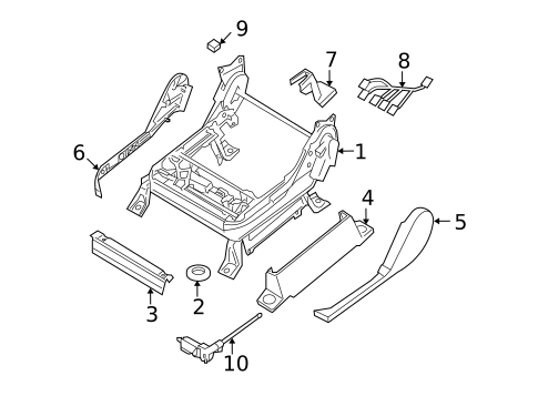 Tracks & Components for 2009 INFINITI QX56 #1