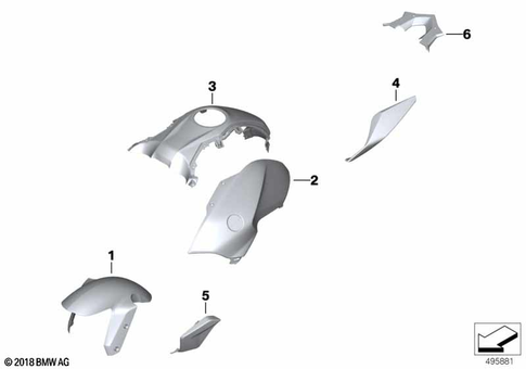 Painted Parts for 2023 BMW-Motorrad R 1250 R #0