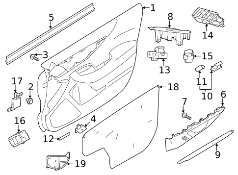Rear Door for 2023 Subaru Outback #1