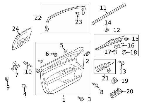 Front Door for 2015 Ford Fusion #0