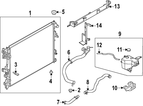Radiator & Components for 2025 Nissan Murano #0