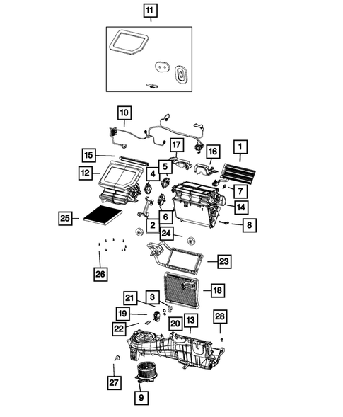 Air Conditioner and Heater Units for 2020 Jeep Wrangler #0