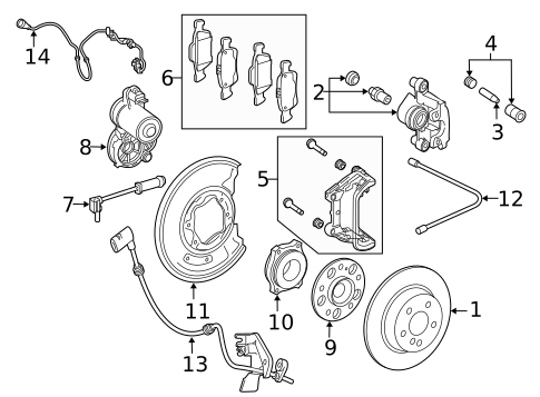 Rear Brakes for 2020 Mercedes-Benz GLC63 AMG #1