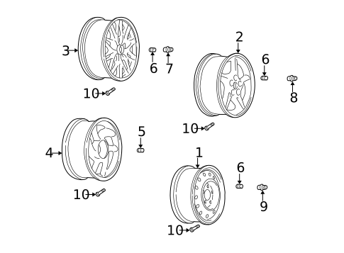 Wheels for 2002 Pontiac Bonneville #0