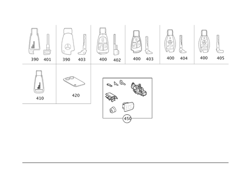 Locking System for 1999 Mercedes-Benz E430 #1