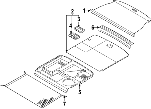 Interior Trim - Rear Body for 2025 Genesis GV60 #0