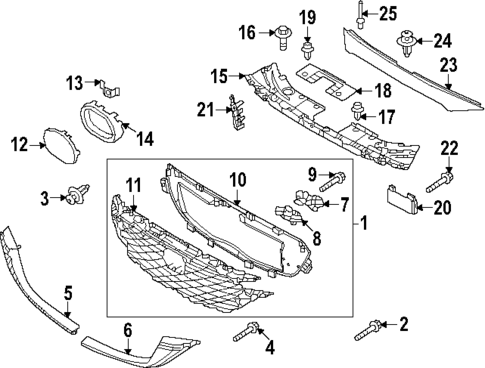 Grille & Components for 2022 Mazda CX-5 #0