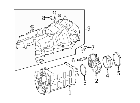 Intake for 2020 Mercedes-Benz SL 550 #0