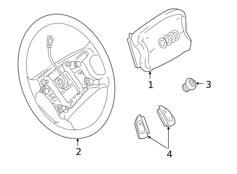 Steering Wheel for 2000 Audi A6 #0