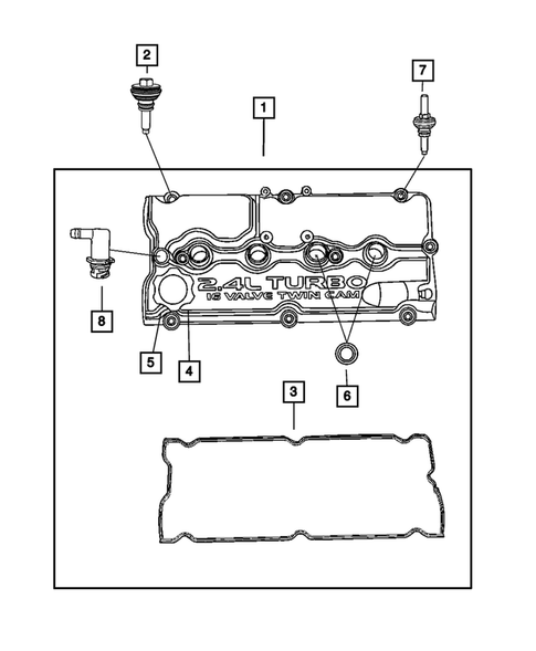 Cylinder Head for 2009 Chrysler PT Cruiser #1