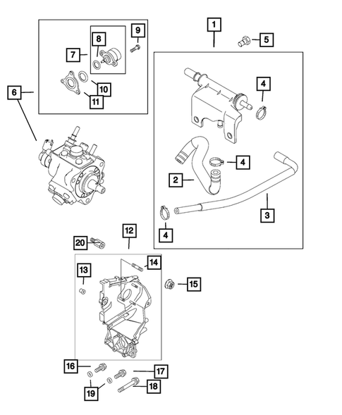 Fuel Pump and Sending Unit for 2018 Jeep Compass #1