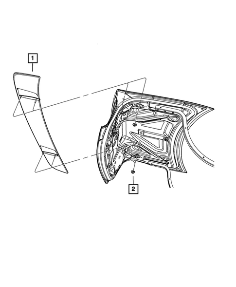 Moldings and Ornamentation for 2014 Dodge Charger #1