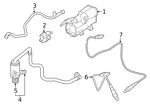 Emission Components for 2013 BMW 135i #0