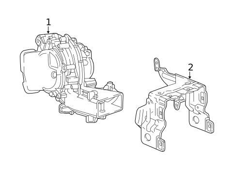 Blower Motor & Fan for 2018 Cadillac XT5 #0