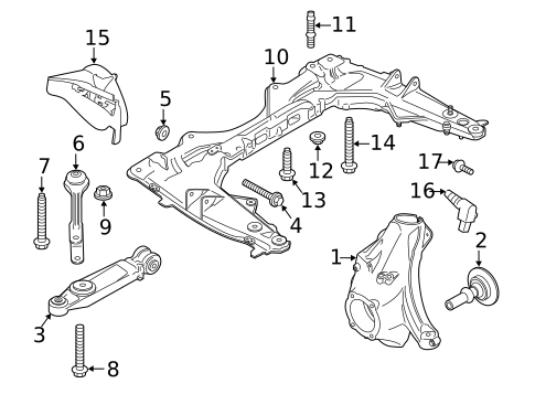 Suspension Components for 2016 Porsche Cayman #1