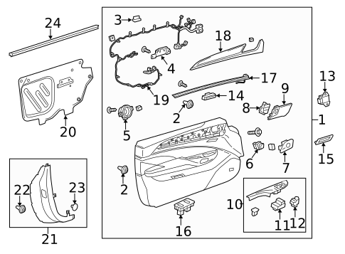 Mirrors for 2014 Cadillac ELR #0