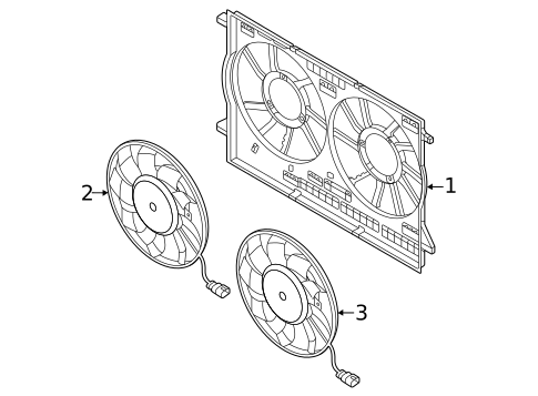 Cooling Fan for 2022 Audi RS Q8 #0