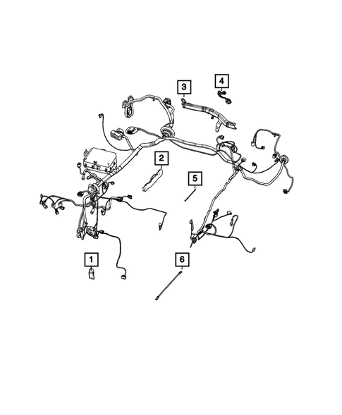 Wiring, Headlamp to Dash for 2021 Chrysler 300 #1