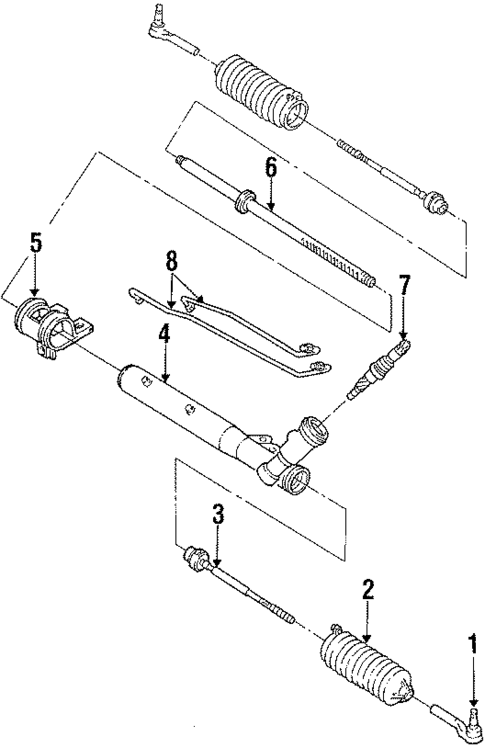 Steering Gear & Linkage for 1987 Cadillac Eldorado #1