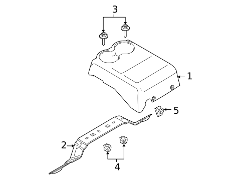 Front Console for 2009 Ford F-250 Super Duty #1