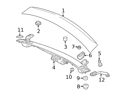 Spoiler for 2015 Audi TTS Quattro #1